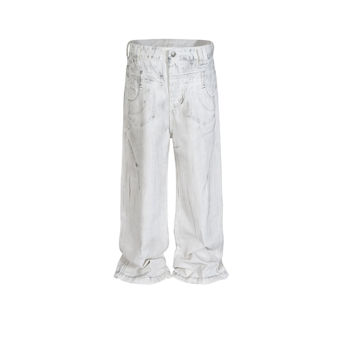 Men's Vintage Pants Wasteland Wind Straight Jeans Men's and Women's Trousers Casual MIJKO