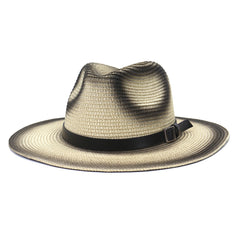 Chapeaux de cowboy en paille pour hommes et femmes, chapeau de soleil de voyage d'extérieur, protection solaire, printemps et été