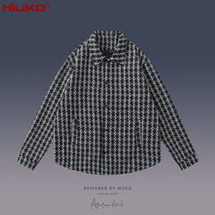 Mens Jacket Checked Casual Shirt MIJKO