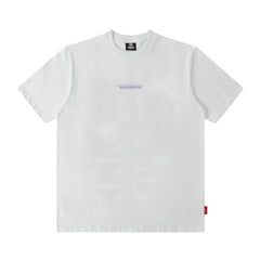 T-shirt homme à manches courtes, impression tendance hip-hop, vêtement ample pour homme