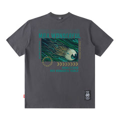 Men T Shirt Retro Fashion Brand T-shirt for Men and Women Spring and Summer