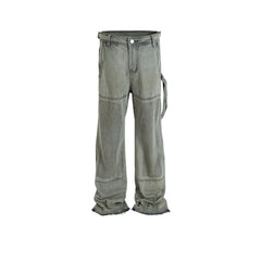 Men's Vintage Pants Distress Unisex Pants MIJKO
