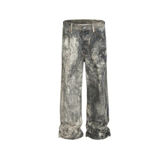 Mens Vintage Pants Distress Unisex Pants MIJKO