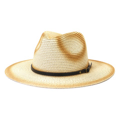 Chapeaux de cowboy en paille pour hommes et femmes, nouveauté, protection solaire extérieure en bord de mer
