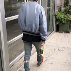 Mens Jacket Silk Padded Unisex Baseball Jacket MIJKO