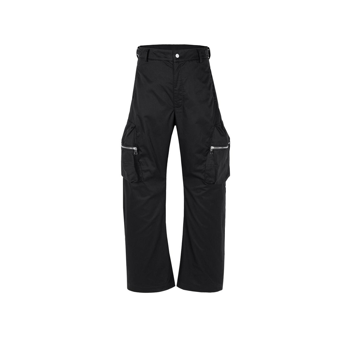 Men Vintage Pants Casual trousers three-dimensional pocket micro-zipper overalls MIJKO
