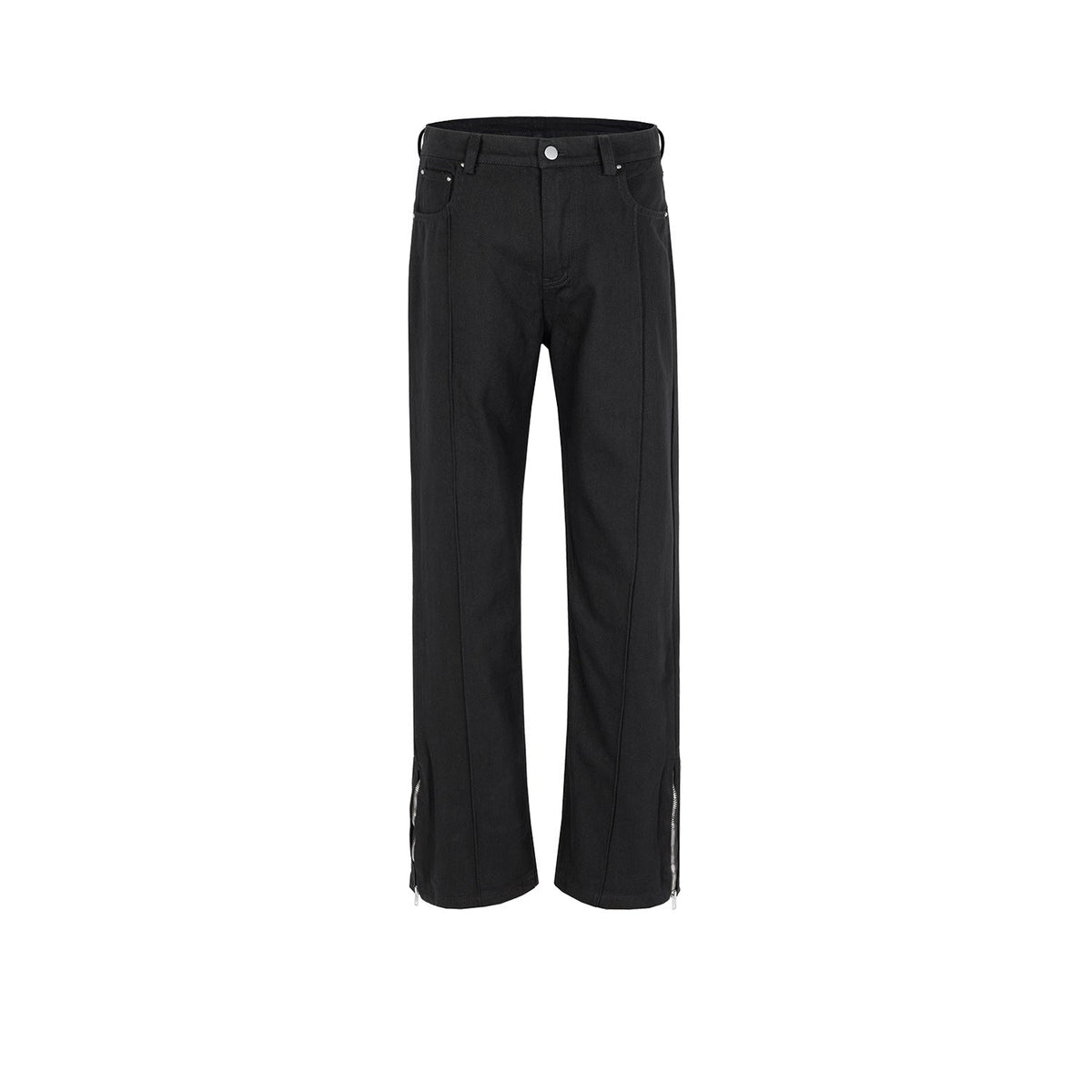 Mens Vintage Pants Slim-fit Splicing Deconstruction Trendy Casual Pants MIJKO