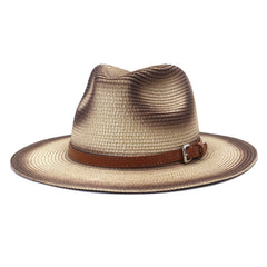 Chapeaux de cowboy en paille, chapeau de plage peint à la bombe, nouveau chapeau de paille d'extérieur