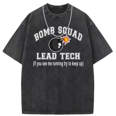 Men T Shirts Washed old punk short-sleeved T-shirt