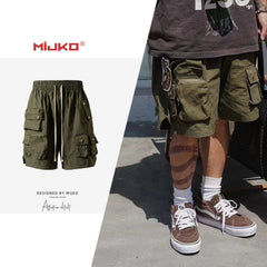 GGGard MIJKO series men's wear women's spring and summer urban functional casual pants men's and women's Epidemic style multi-pocket shorts