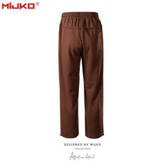 Men Vintage Pants Spliced Sweatpants Casual Pants MIJKO