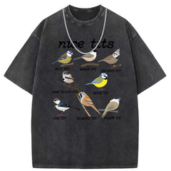 Mens T Shirts Washed Do Old Punk Loose