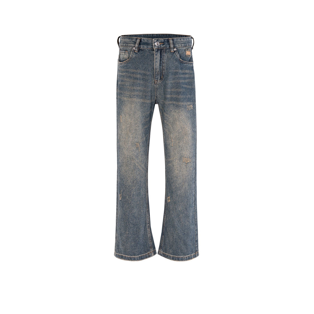 Men's Vintage Pants Men's Women's Wash Pants Jeans MIJKO