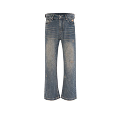 Men's Vintage Pants Men's Women's Wash Pants Jeans MIJKO