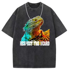 Men T Shirts Short Sleeve T-Shirt Washed Old Punk