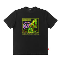 T-shirt Homme Manches Courtes Hip Hop Été Ample Couple Streetwear