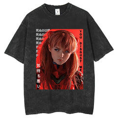 Men T Shirts Old Loose Short Sleeve Printed Retro T-Shirts