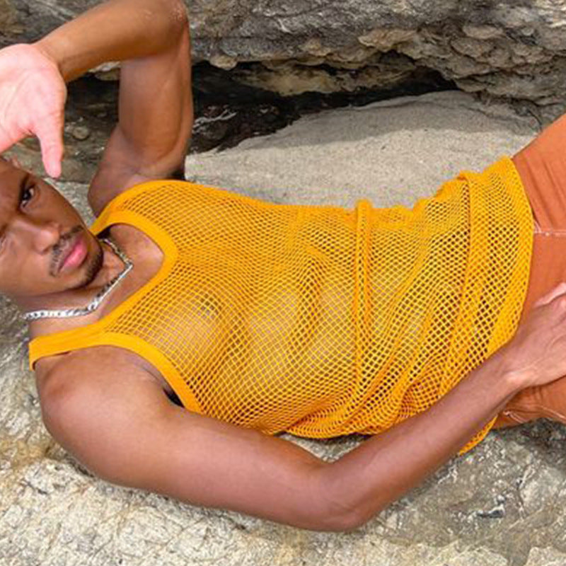 Rave Outfits Mens Vest Base Clothing