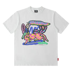 Men's T Shirt Short-Sleeved T-shirt Men's and Women's Ins Loose