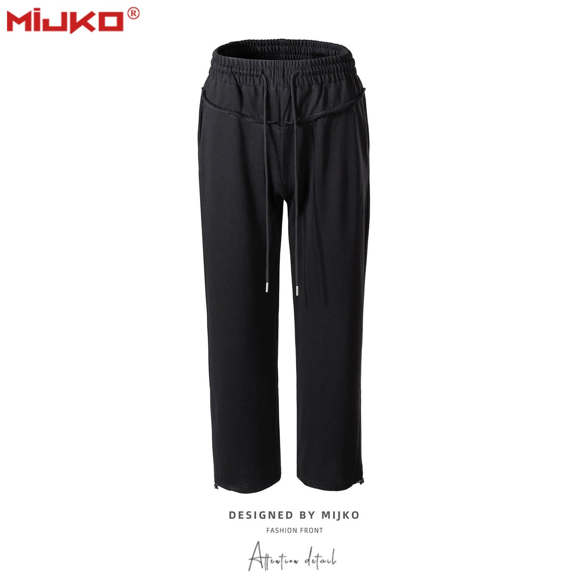 Men Vintage Pants Spliced Sweatpants Casual Pants MIJKO