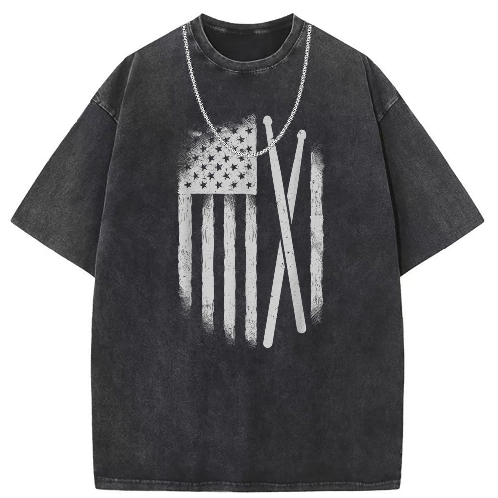 Men T Shirts Old vintage crew neck short sleeves