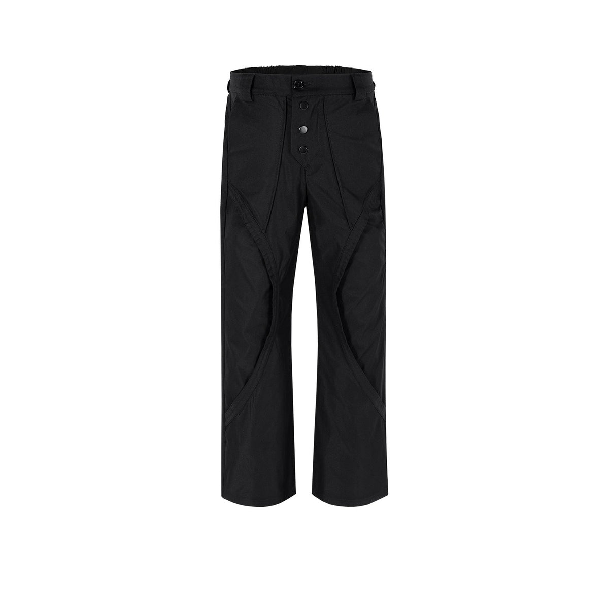 Men's Vintage Pants Men's Women's Button-Trimmed Trousers Casual Pants MIJKO
