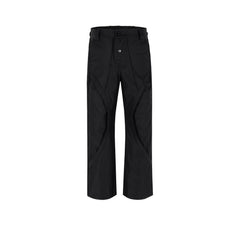 Men's Vintage Pants Men's Women's Button-Trimmed Trousers Casual Pants MIJKO