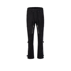 Men's Vintage Pants Men's and Women's Button-Trimmed Small Foot Jeans MIJKO