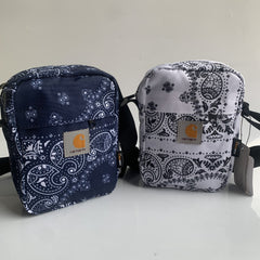 Mens Carhar Bag CARHAR WIP Baroque Cashew Flower Shoulder Crossbody Square Bag