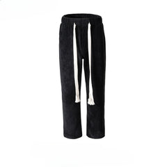 Men's Vintage Pants Pleated Textured Pants Straight Men's and Women's Casual Pants MIJKO