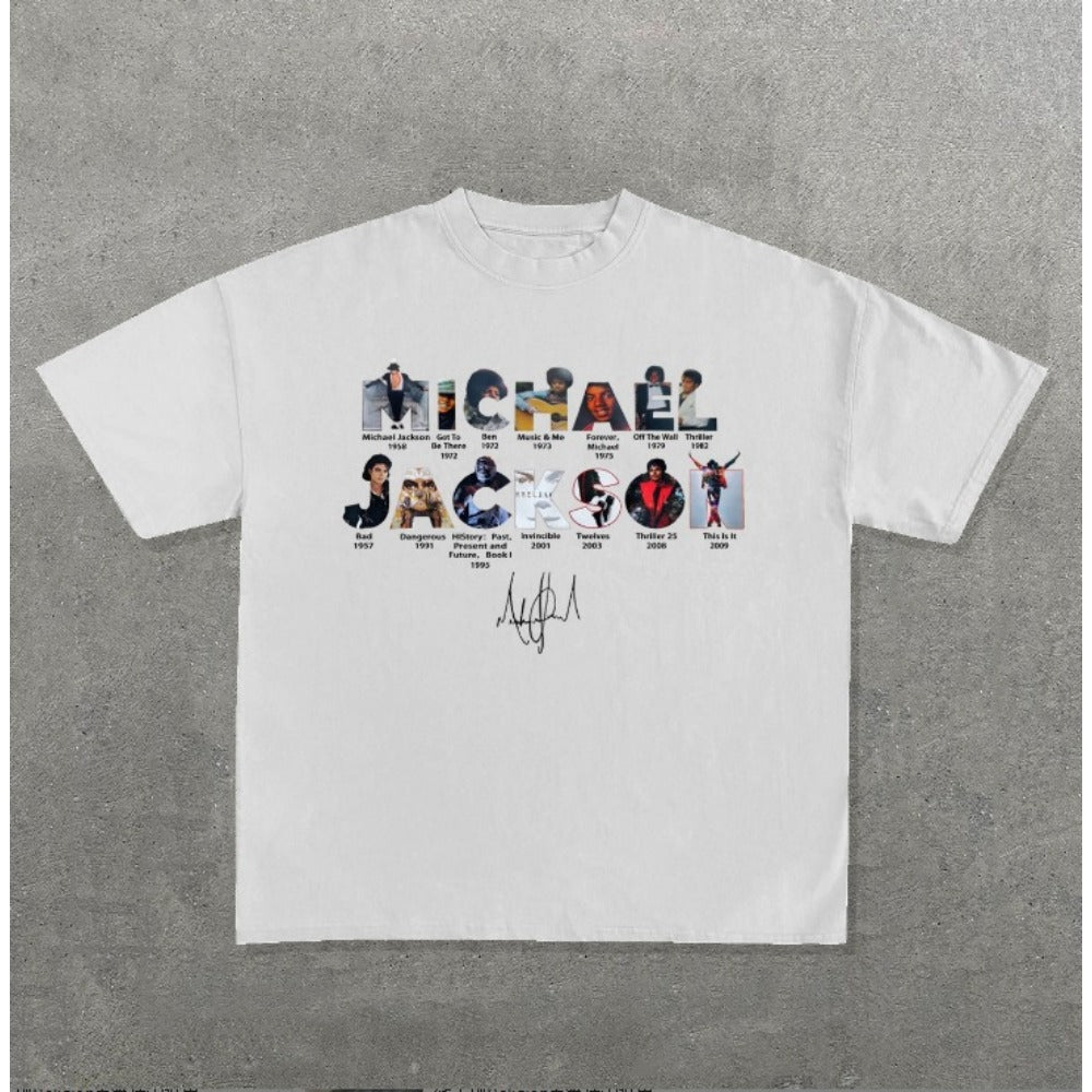 Street Unisex T-shirt Loose Casual Gothic