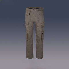 Men's Vintage Pants Tooling Multi-Pocket Pants Men's and Women's RICK Style Straight Casual Pants MIJKO