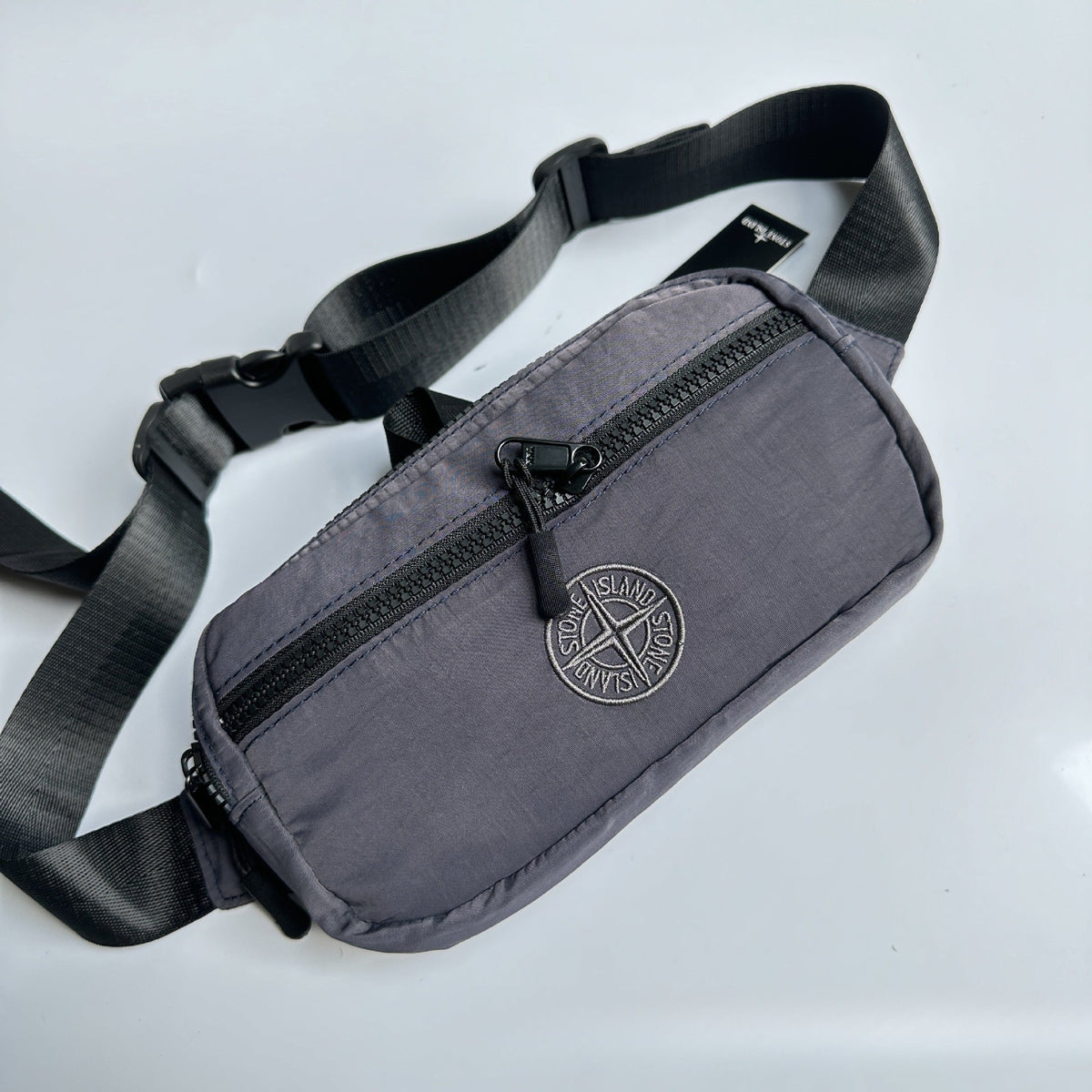 Mens Casual Bags STON FW24 Nylon Embroidered Shoulder Crossbody Breast Bag