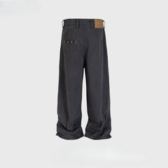 Men's Vintage Pants Design Trousers Men's and Women's Straight Embellished Casual Pants MIJKO