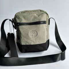 Mens Casual Bags STONE Splicing Embroidery Men's Nylon pouch bag Crossbody shoulder bag