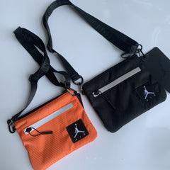 Men's Casual Bags Men's and Women's Shoulder Crossbody Bag with Reflective Strips