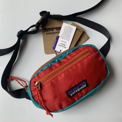 Mens Casual Bags Color Matching Crossbody Breast Bag Fanny Pack