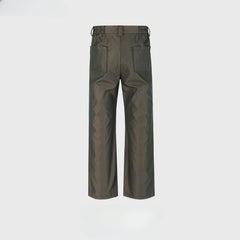 Men's Vintage Pants Men's Women's Button-Trimmed Trousers Casual Pants MIJKO